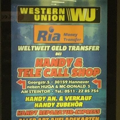 Western Union Ria Money Transfer Hannover