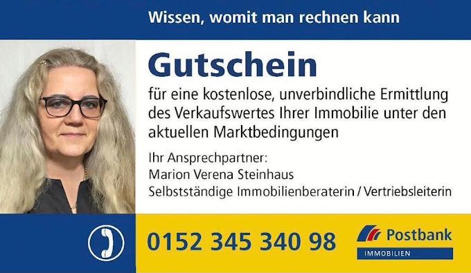 Marion Verena Steinhaus Immobilien - Immobilienmakler von Weimar bis Nordhausen