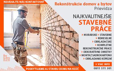 JOP s.r.o. - rekonštrukcie domov a bytov Prievidza
