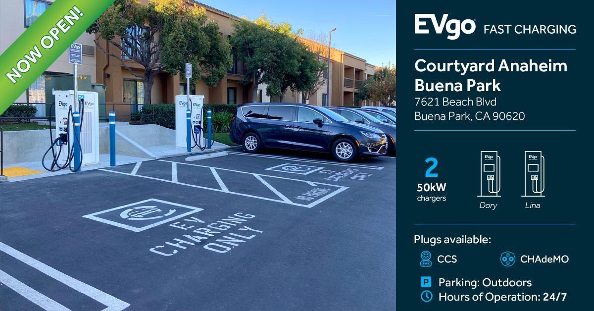 EVgo Car Charging Station
