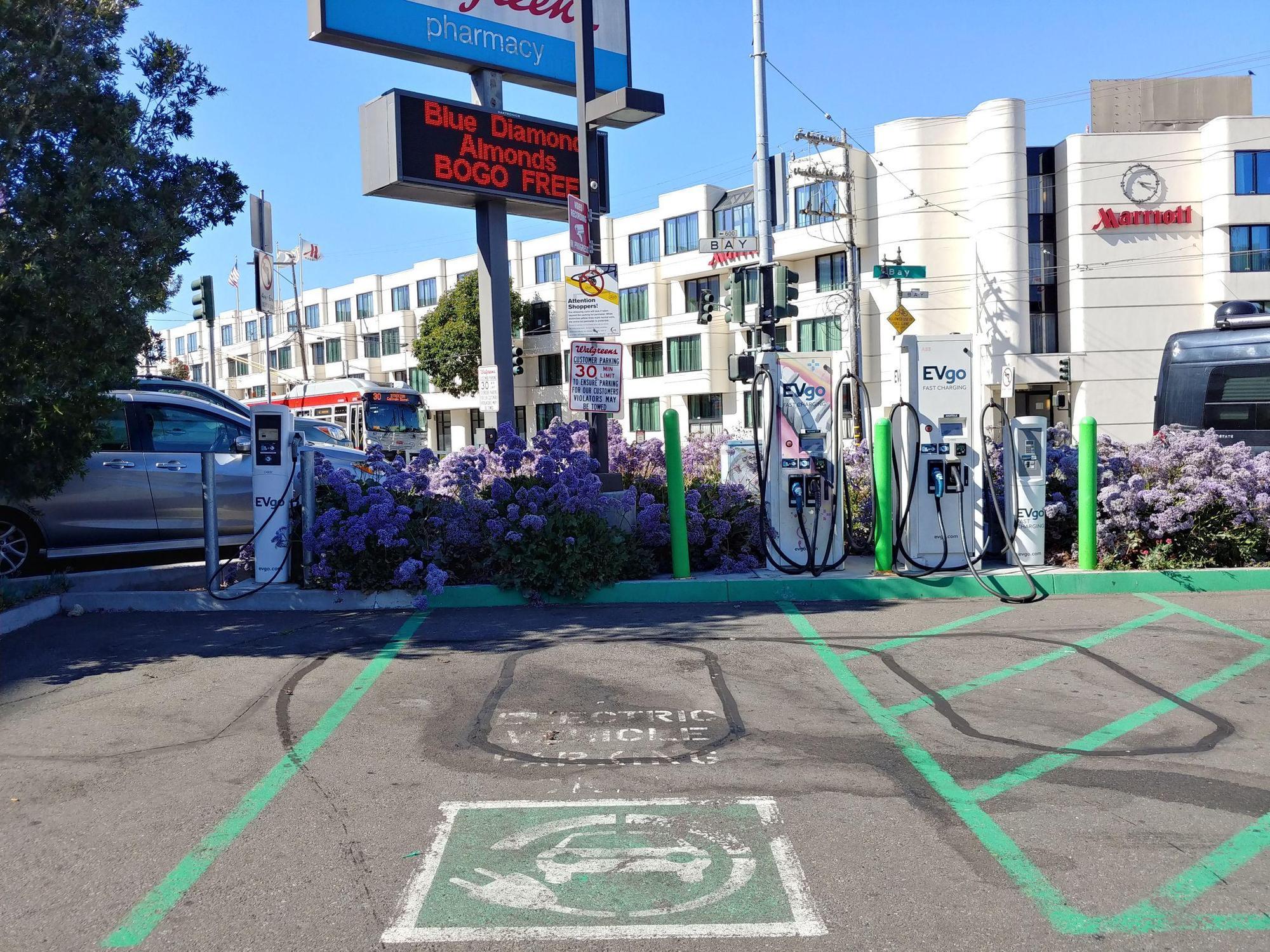 EVgo Car Charging Station