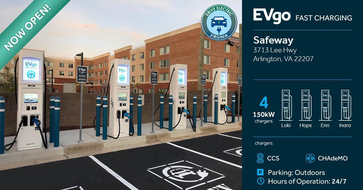 EVgo Car Charging Station