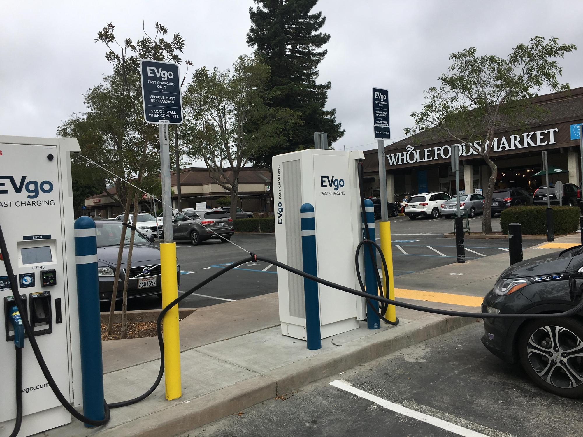 EVgo Car Charging Station