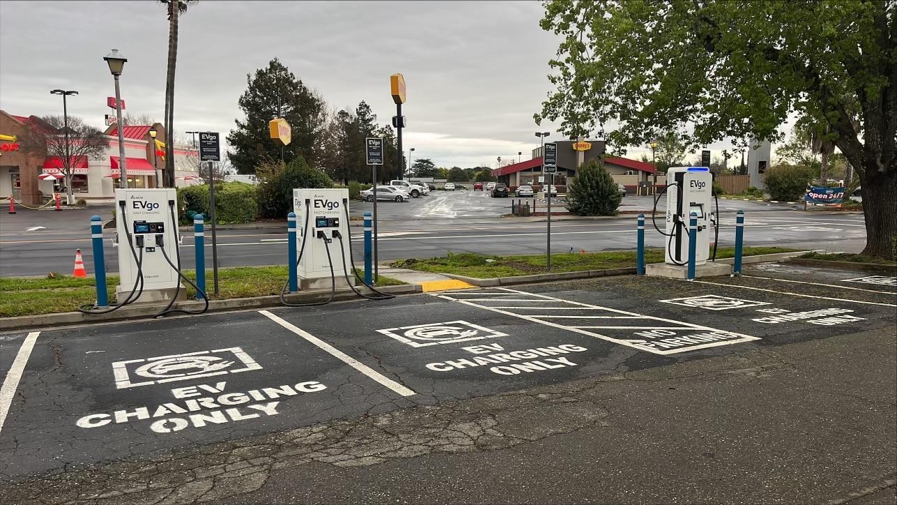 EVgo Car Charging Station