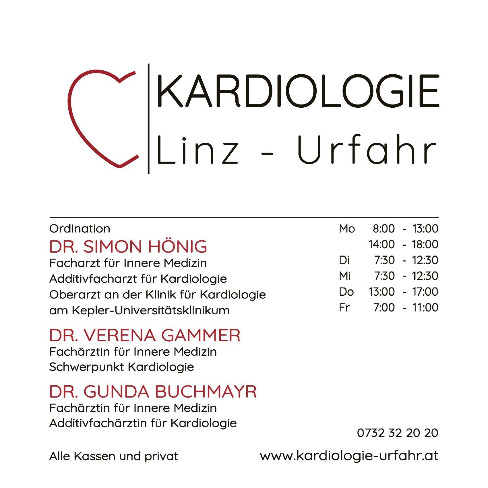 Kardiologie Urfahr - Dr. Simon Hönig, Dr.Verena Gammer & Dr.Gunda Buchmayr