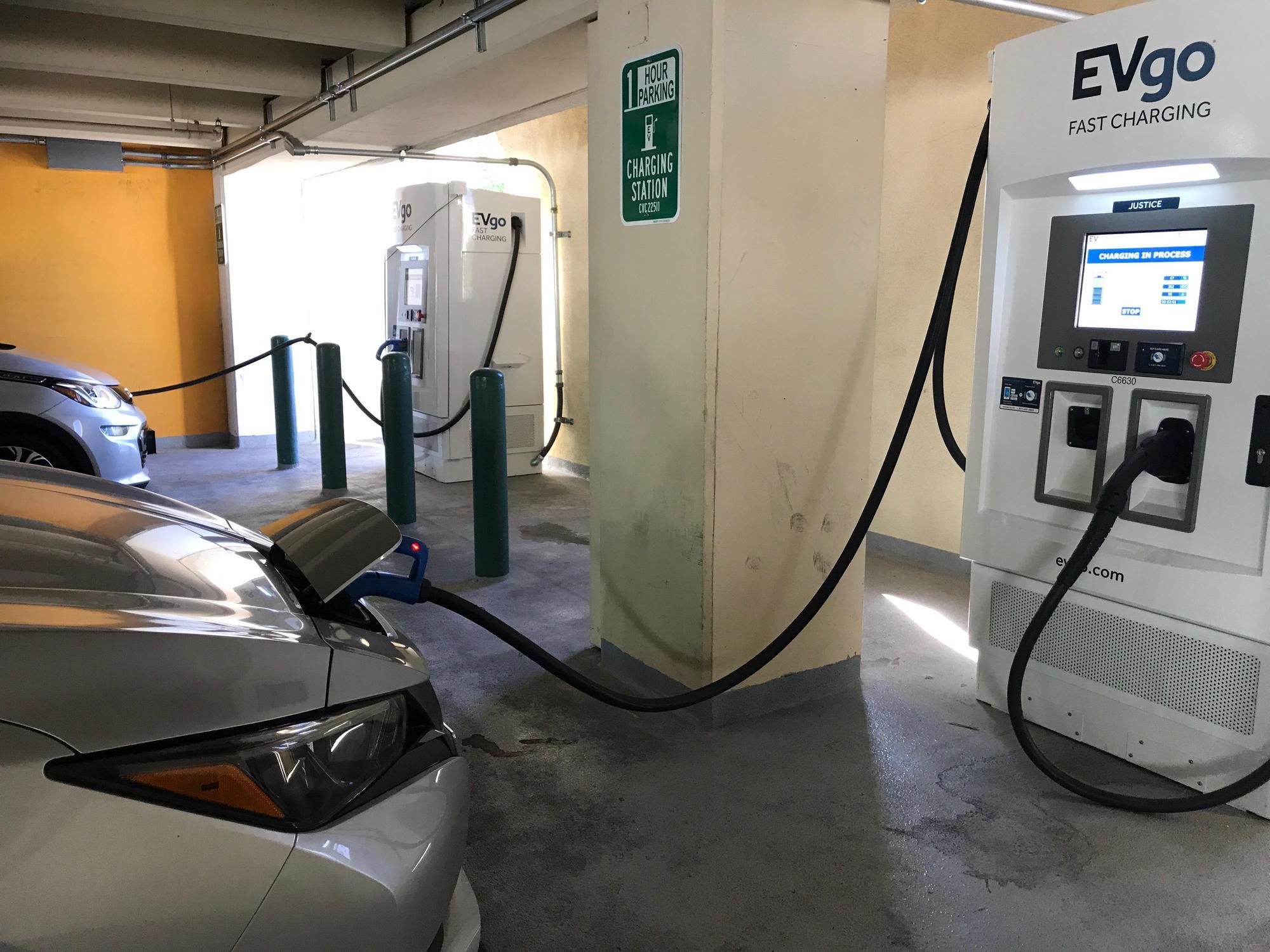 EVgo Car Charging Station