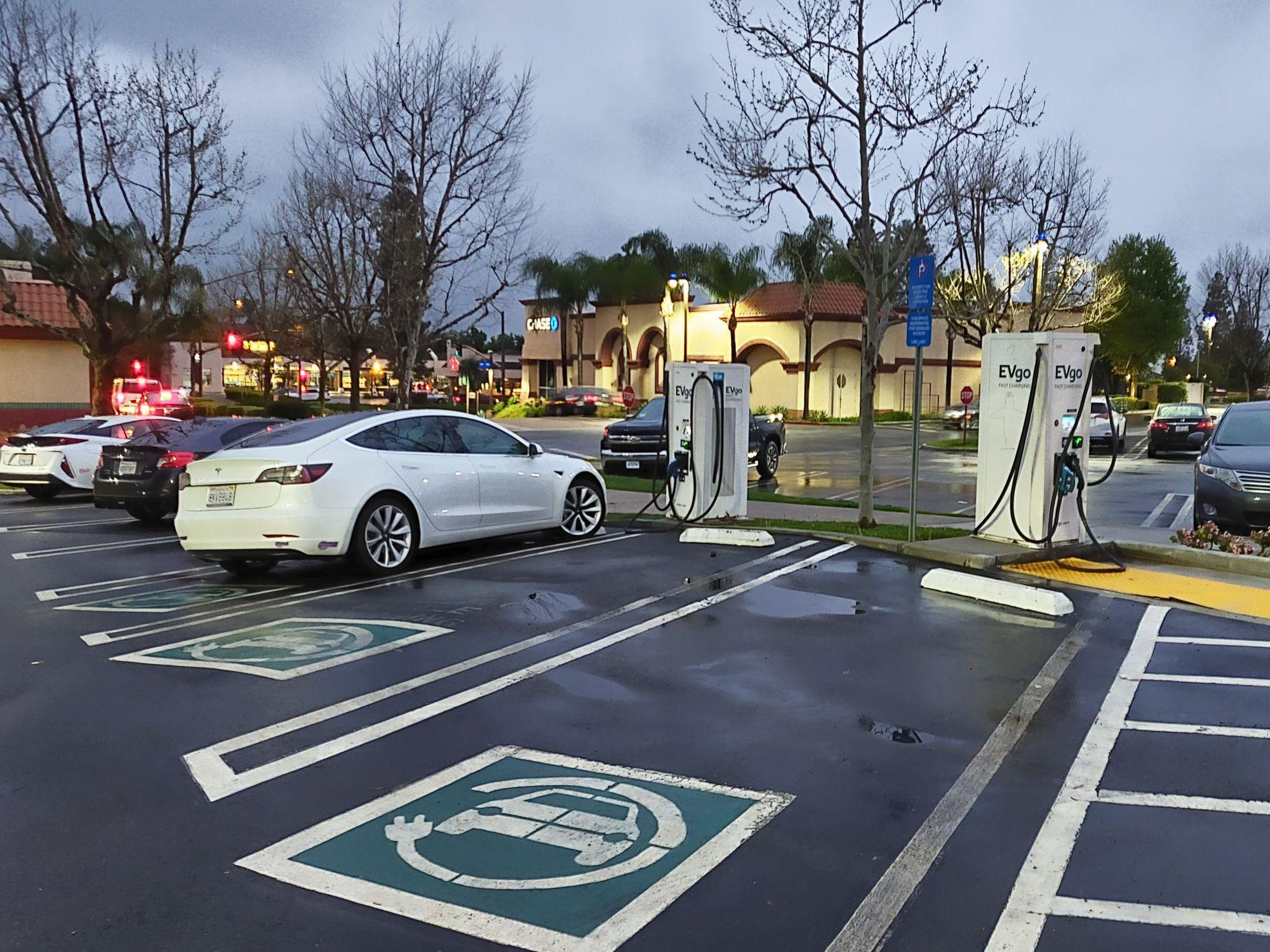 EVgo Car Charging Station