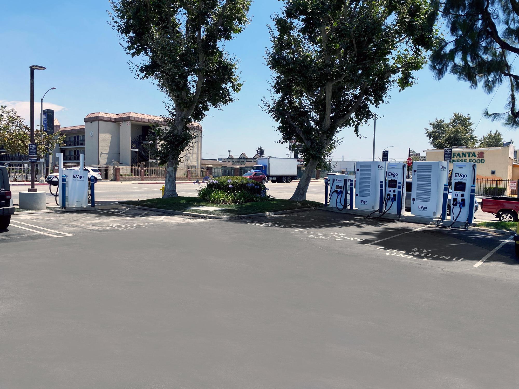 EVgo Car Charging Station