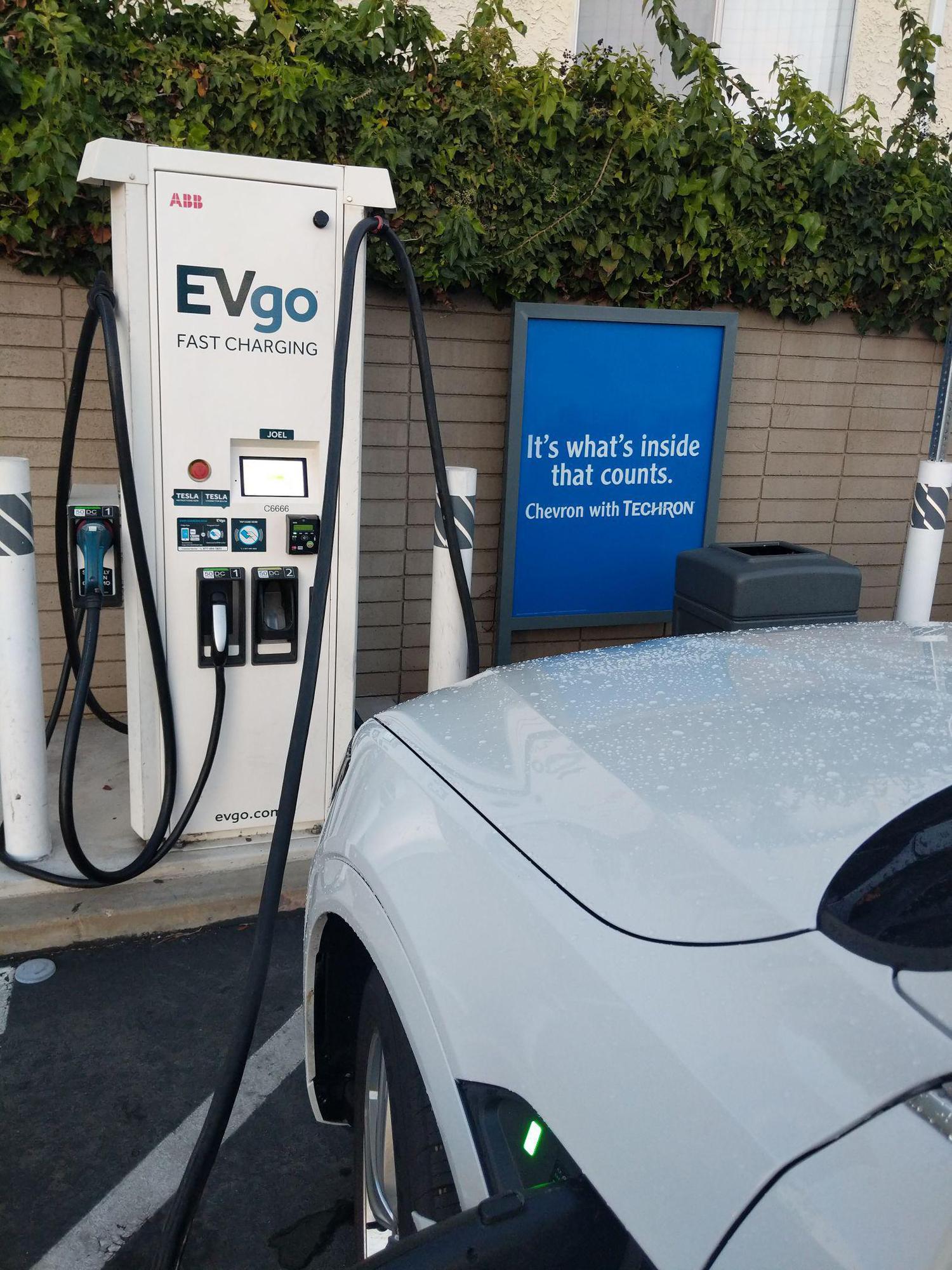 EVgo Car Charging Station