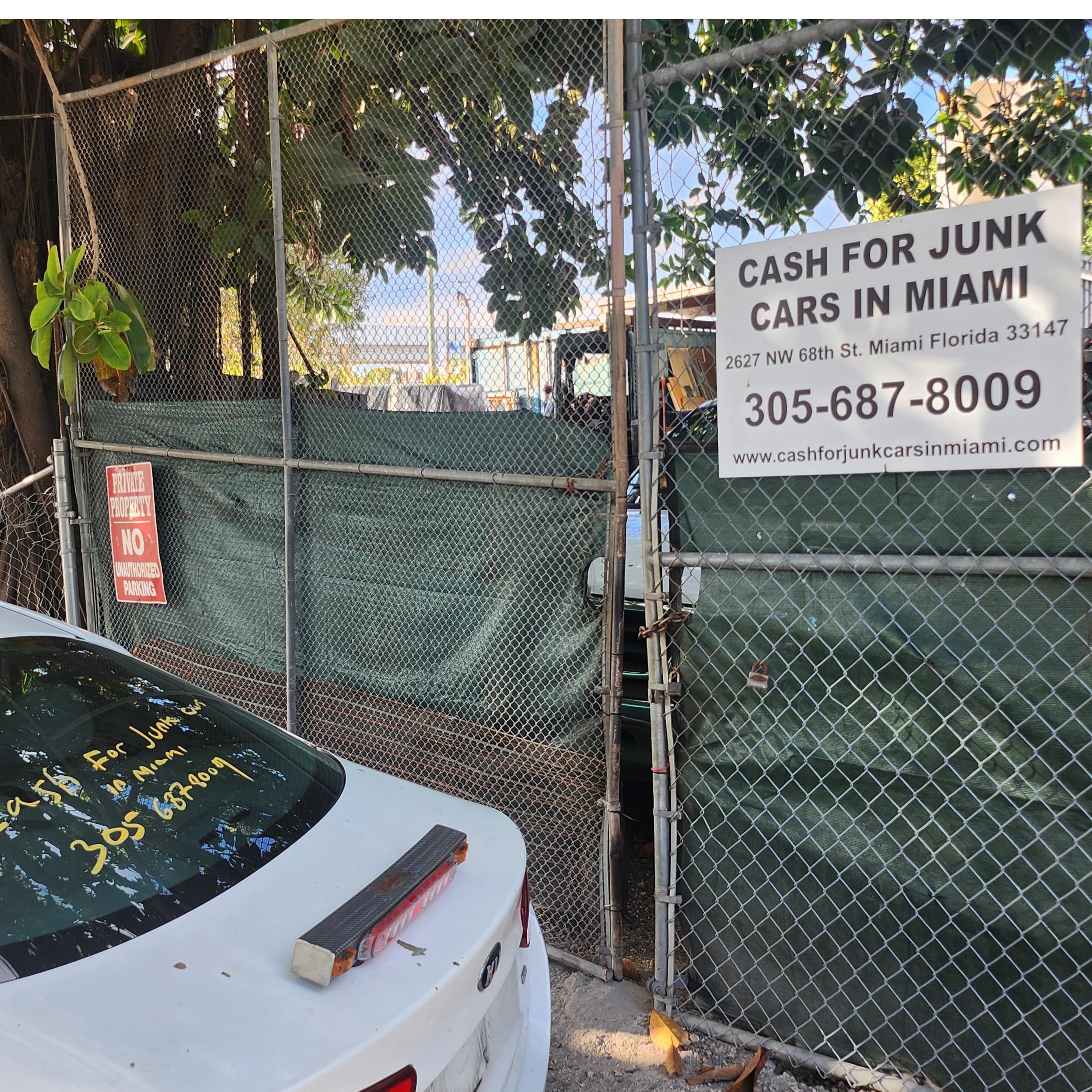 Cash for junk cars in Miami