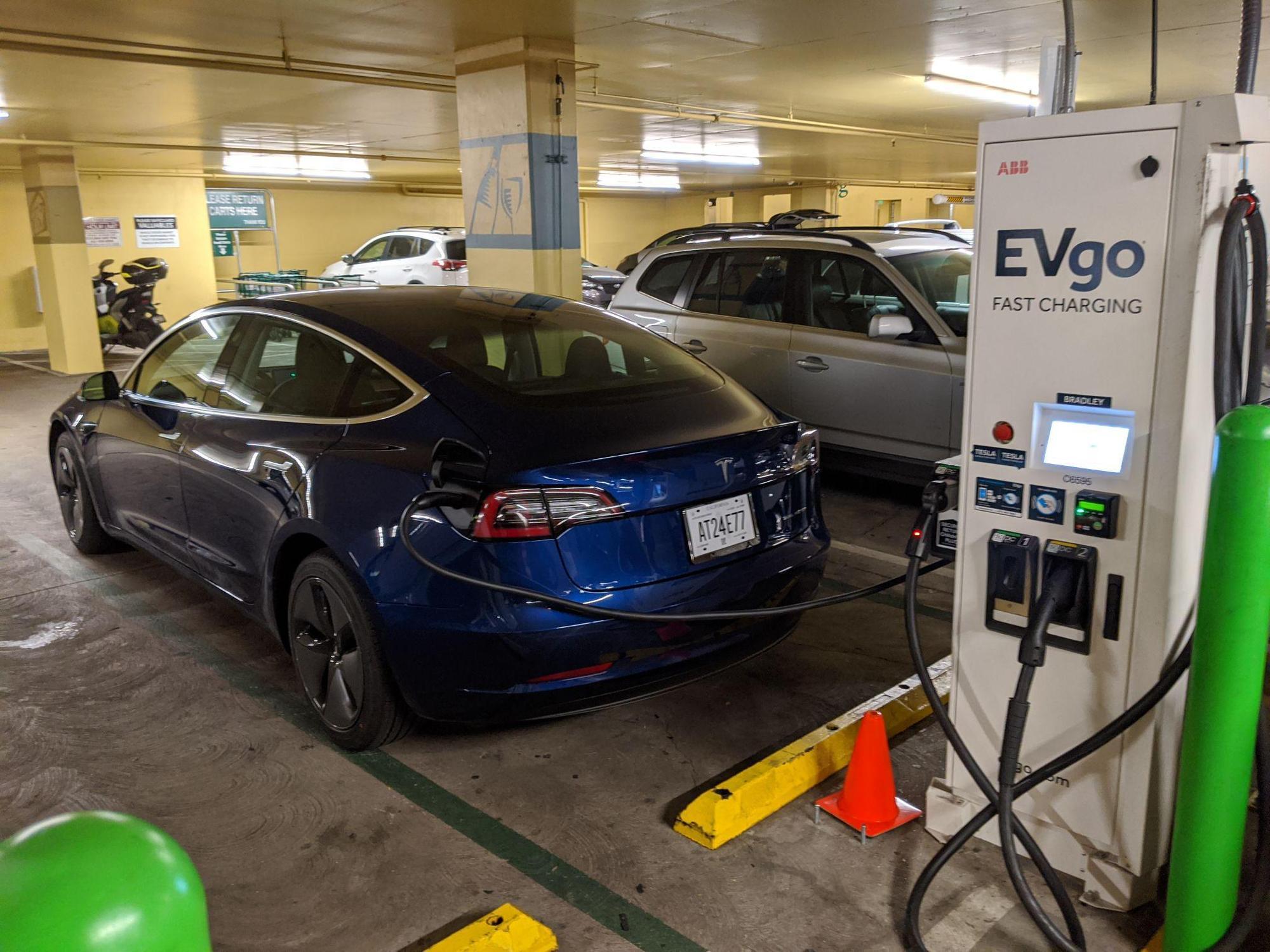 EVgo Car Charging Station