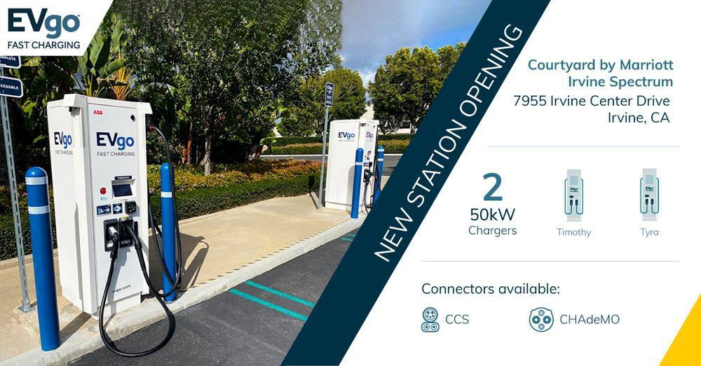 EVgo Car Charging Station