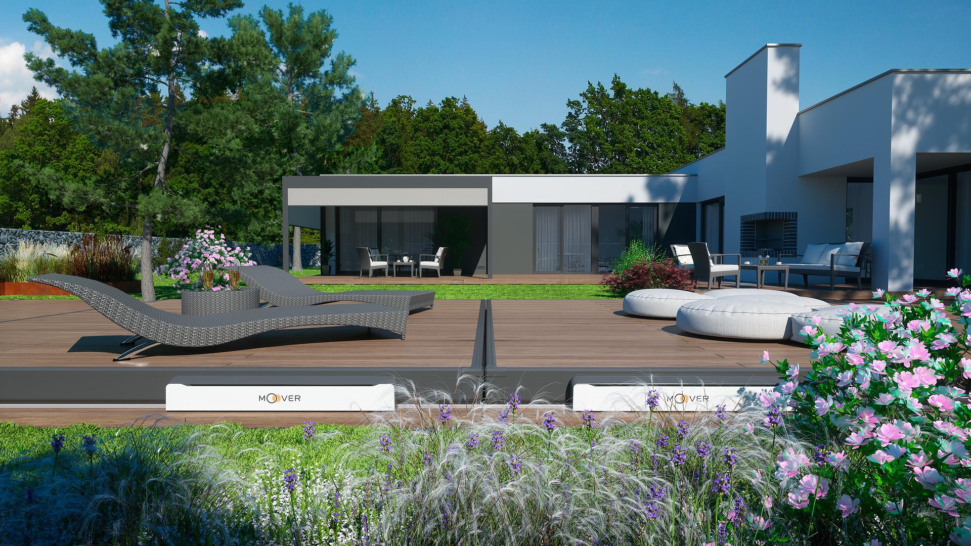 FiWa Pooldach Schwimmbadüberdachungen