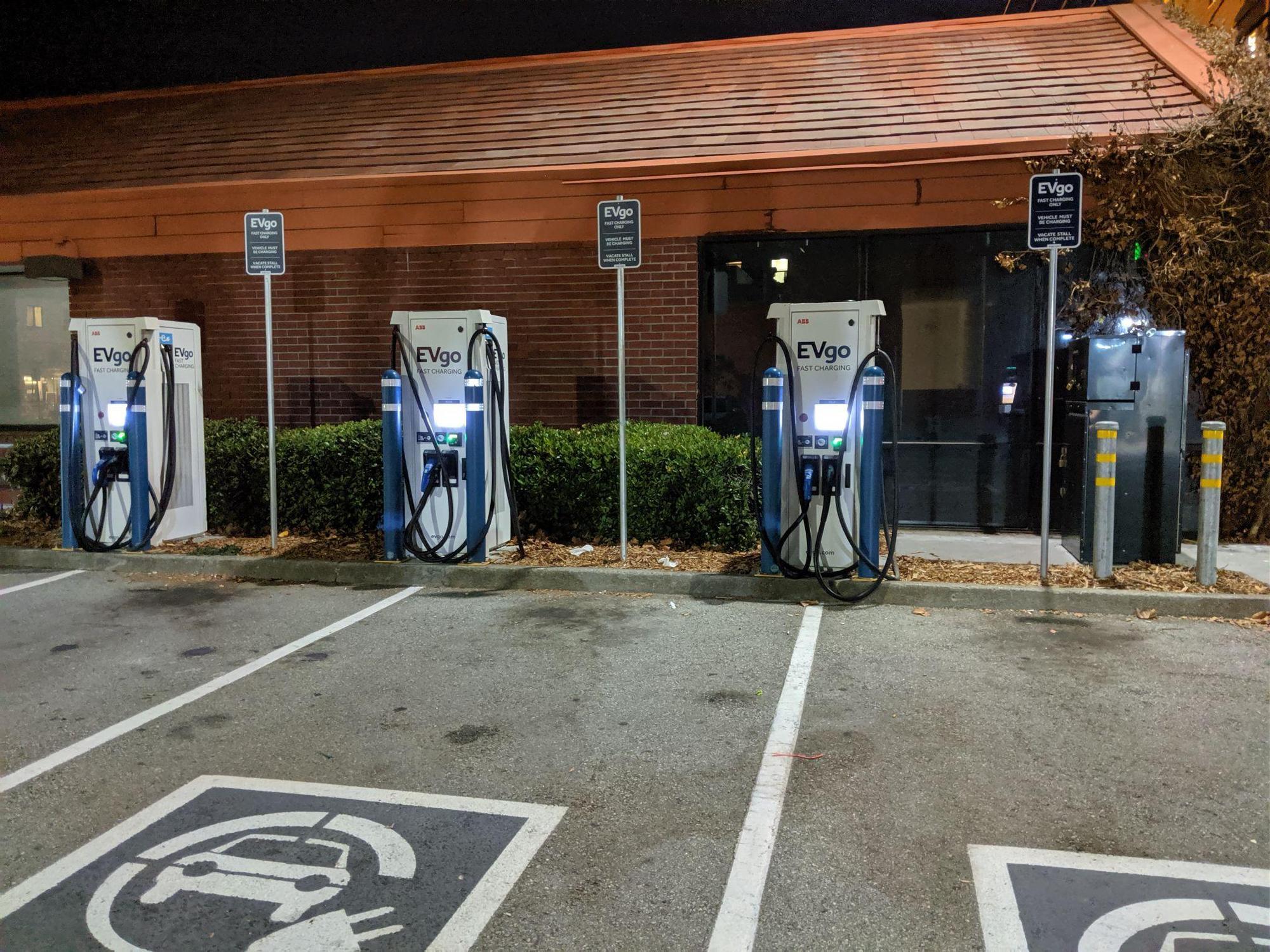 EVgo Car Charging Station