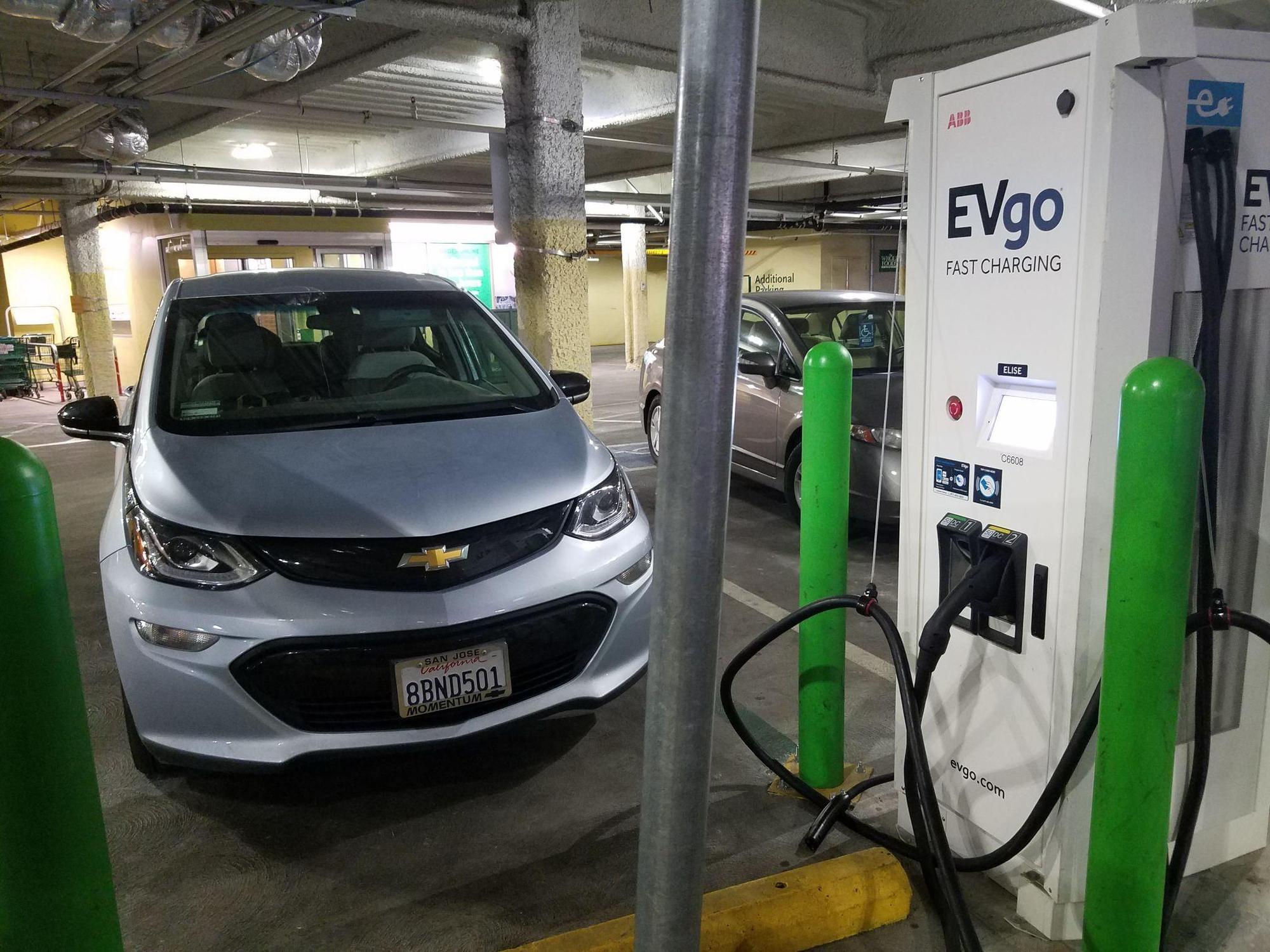 EVgo Car Charging Station