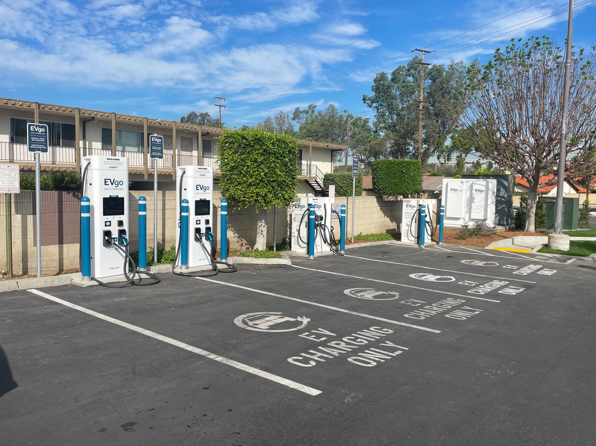 EVgo Car Charging Station