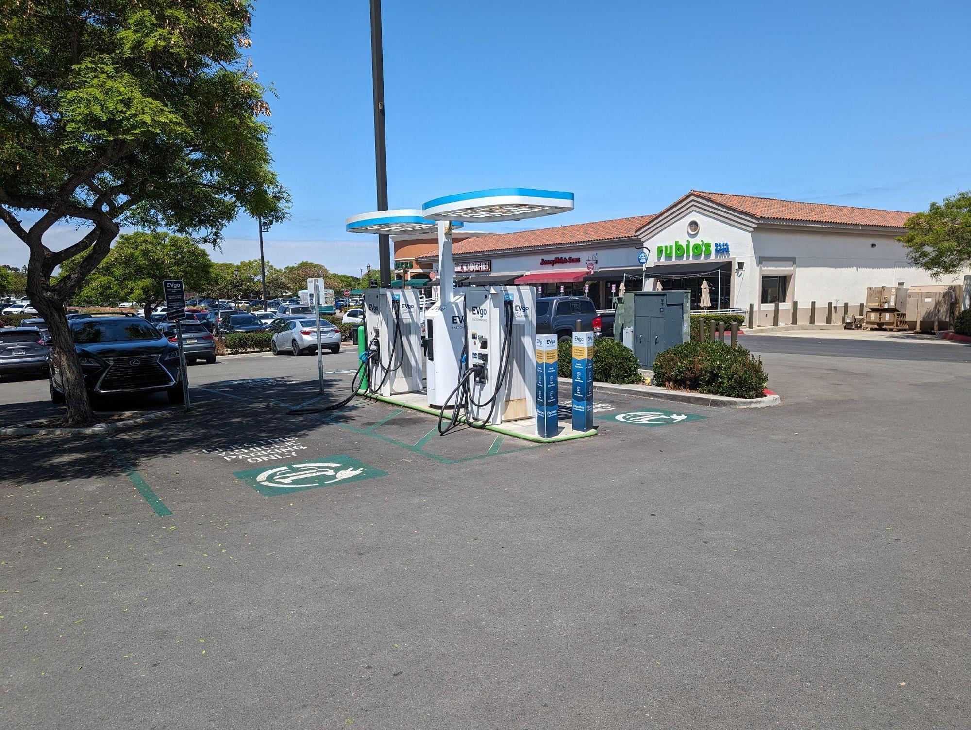 EVgo Car Charging Station