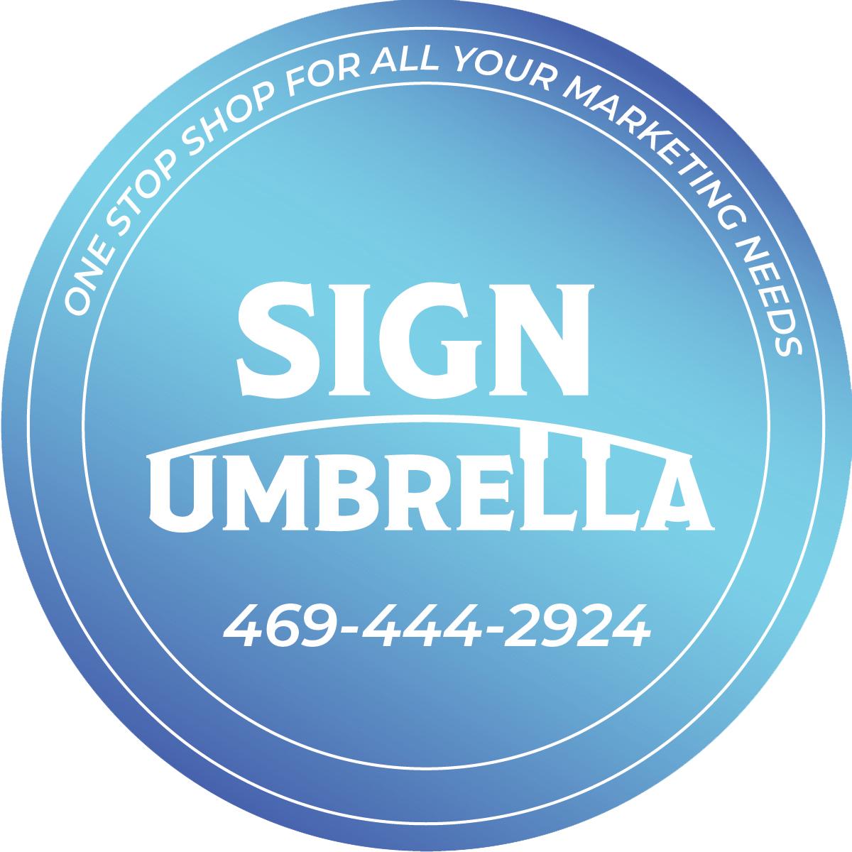 Sign Umbrella
