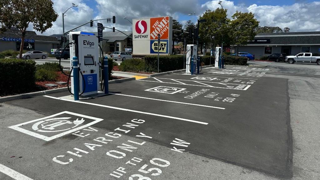 EVgo Car Charging Station