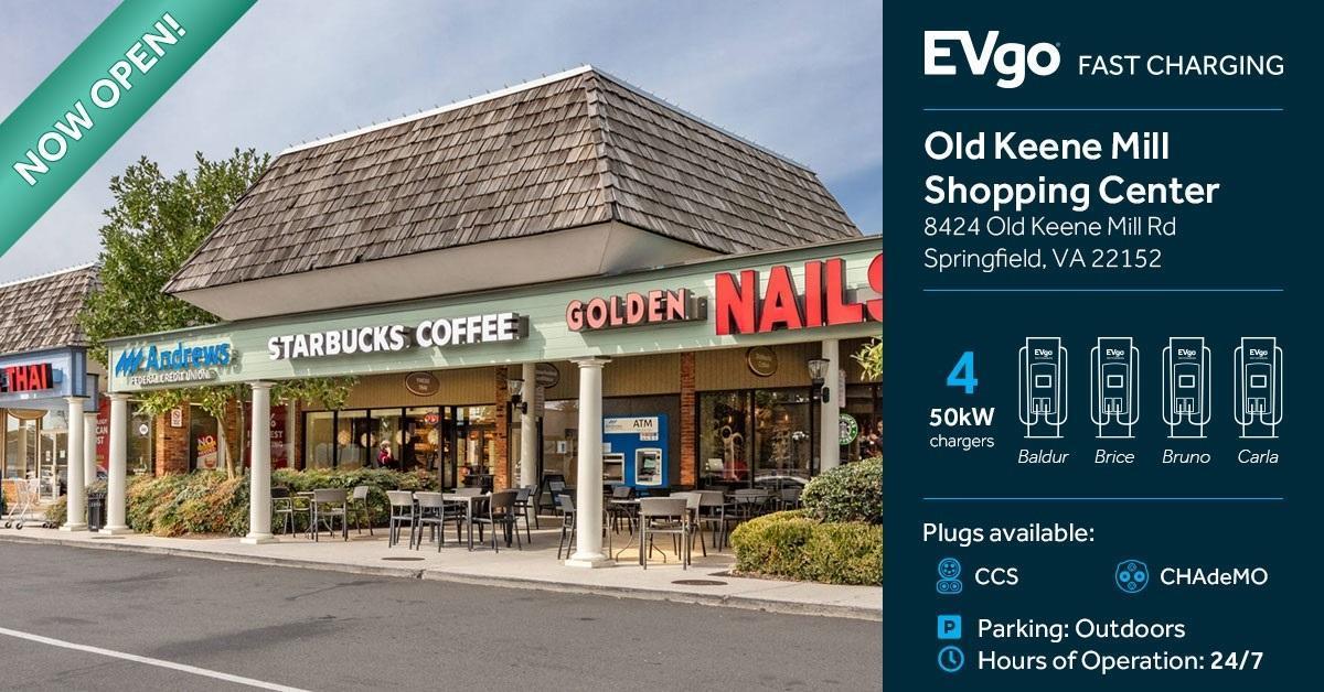 EVgo Car Charging Station