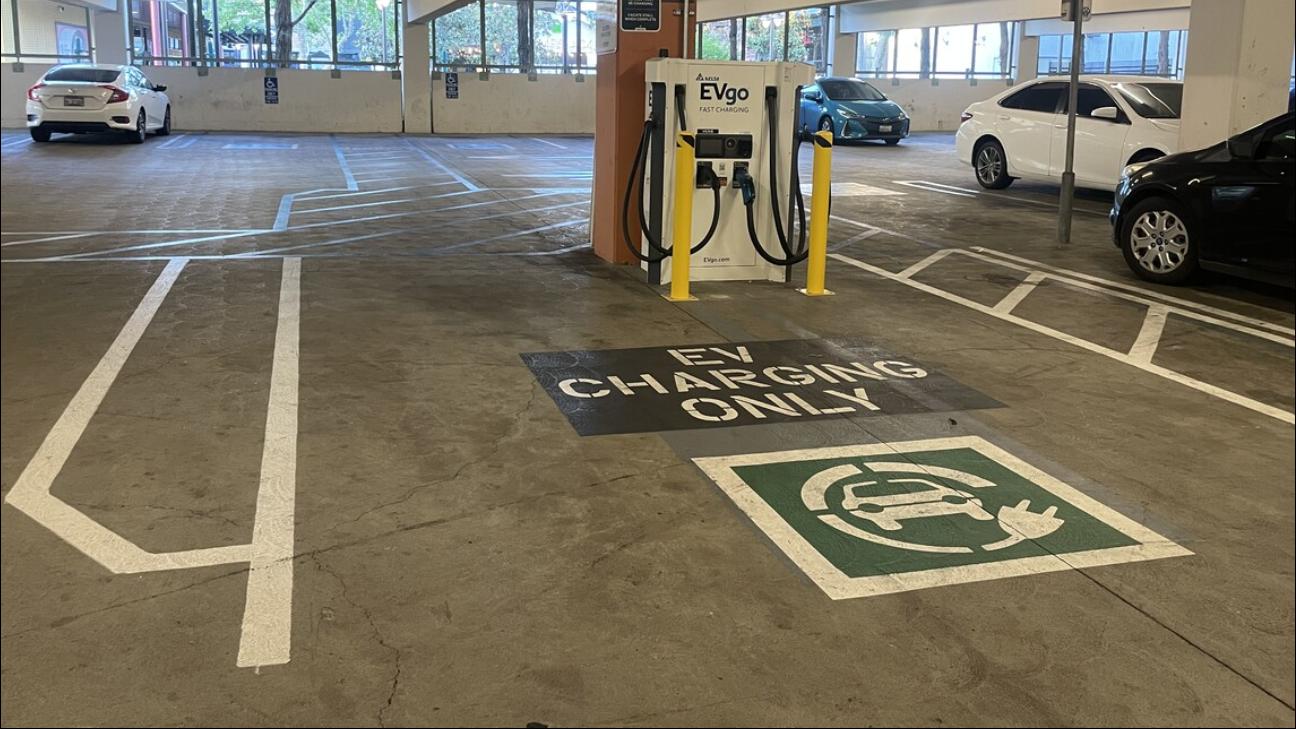 EVgo Car Charging Station