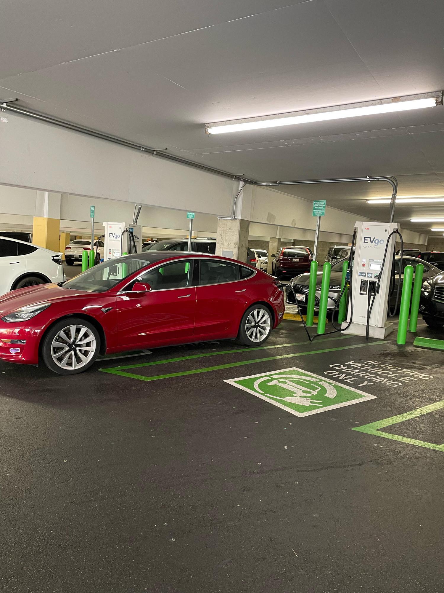 EVgo Car Charging Station