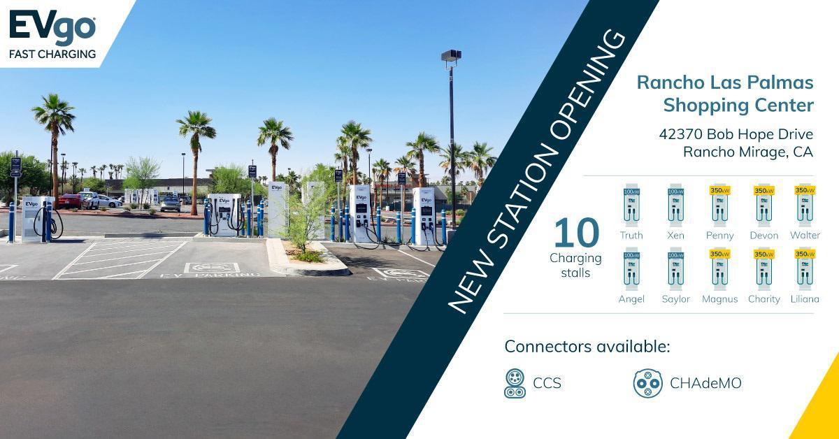 EVgo Car Charging Station