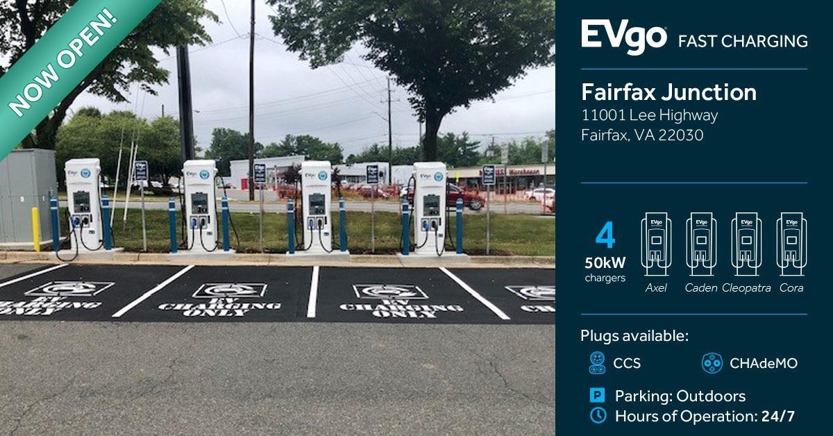 EVgo Car Charging Station