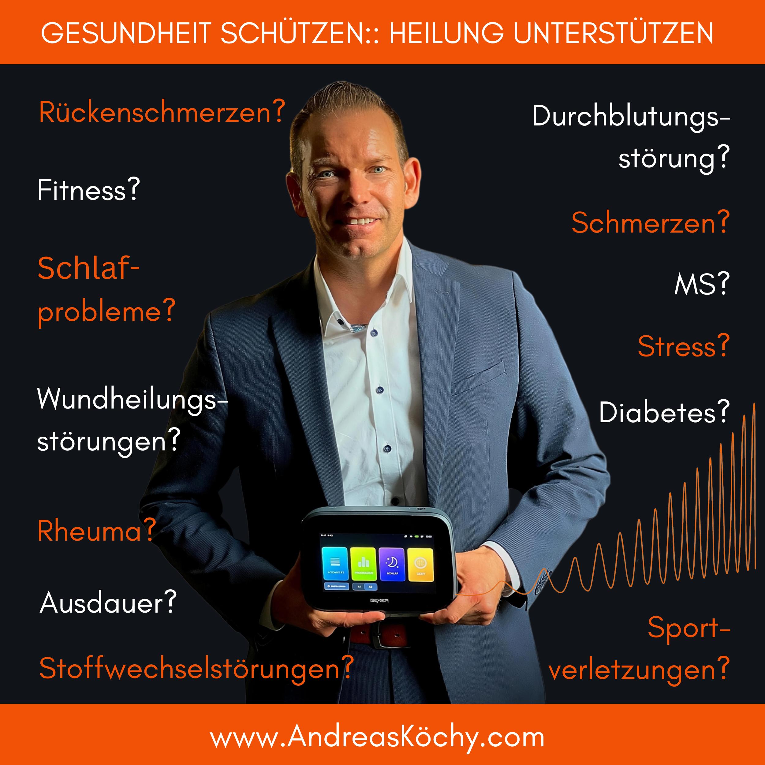 Andreas Köchy® - Premium-Experte für BEMER® Gefäßtherapie, Mikrozirkulation & betr. Gesundheitsmanagement