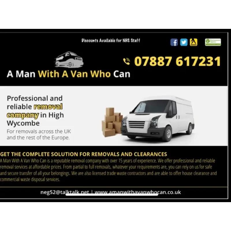 A Man with a Van Who Can
