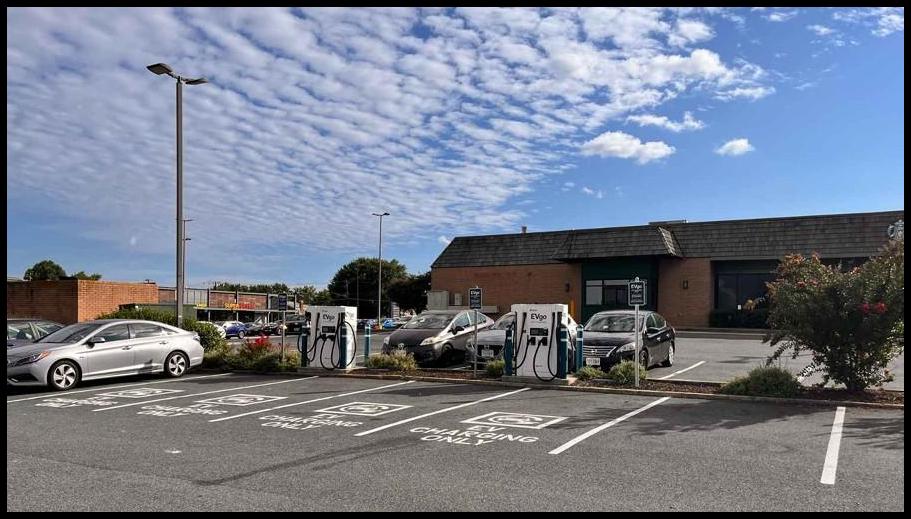 EVgo Car Charging Station