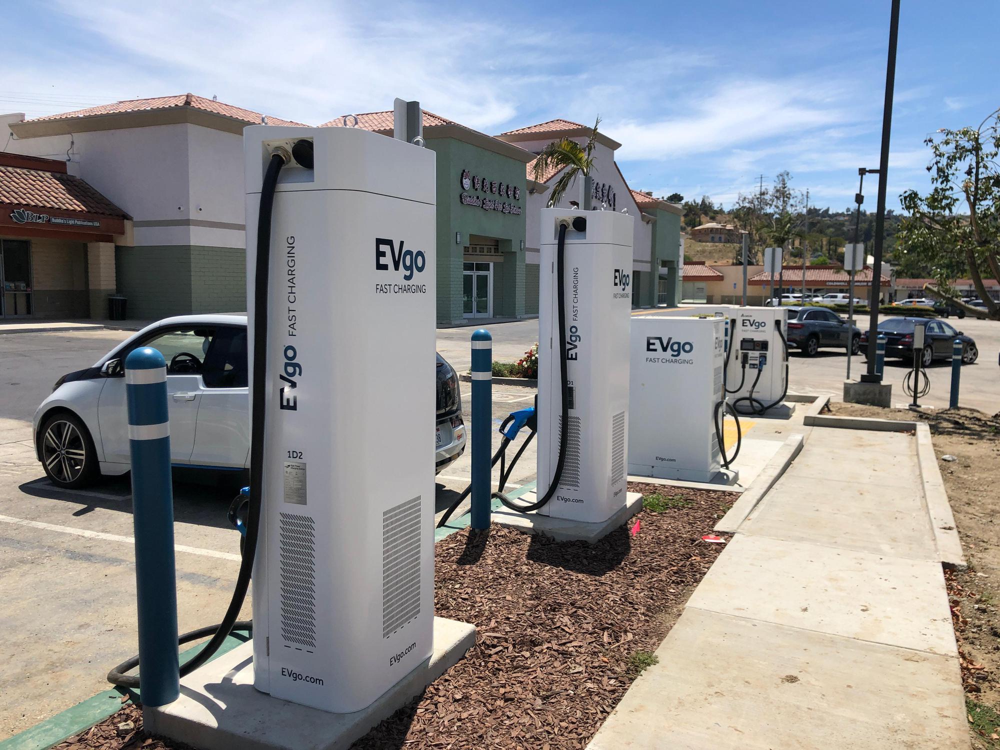 EVgo Car Charging Station