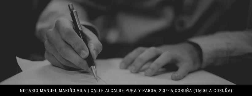 Notario Manuel Mariño Vila