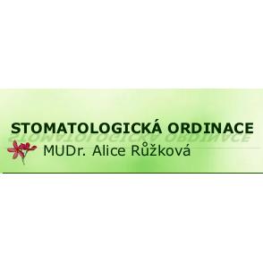 Růžková Alice MUDr. – zubní lékař