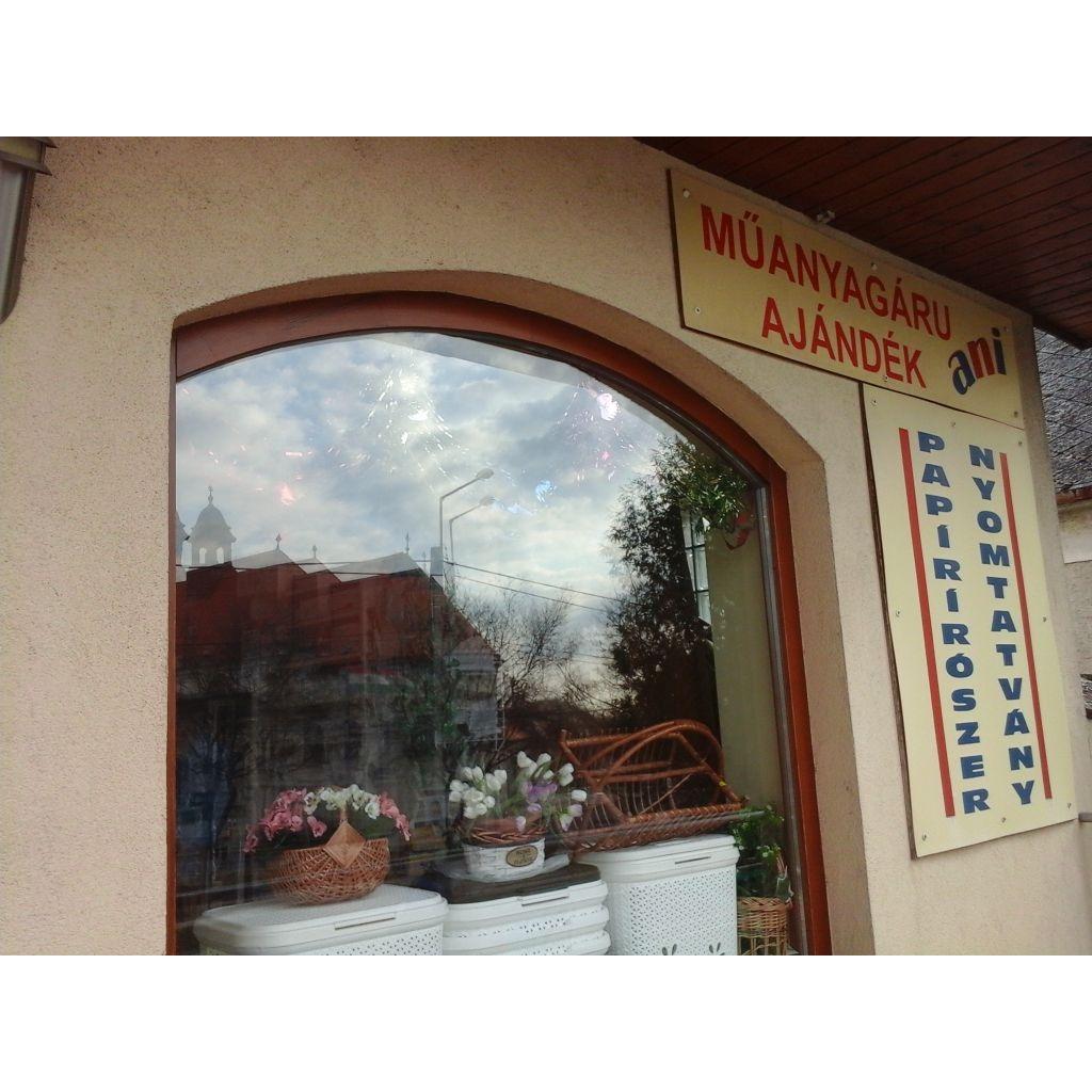 Ani Műanyag-Ajándék, Papír-, Írószer-Nyomtatvány Bolt