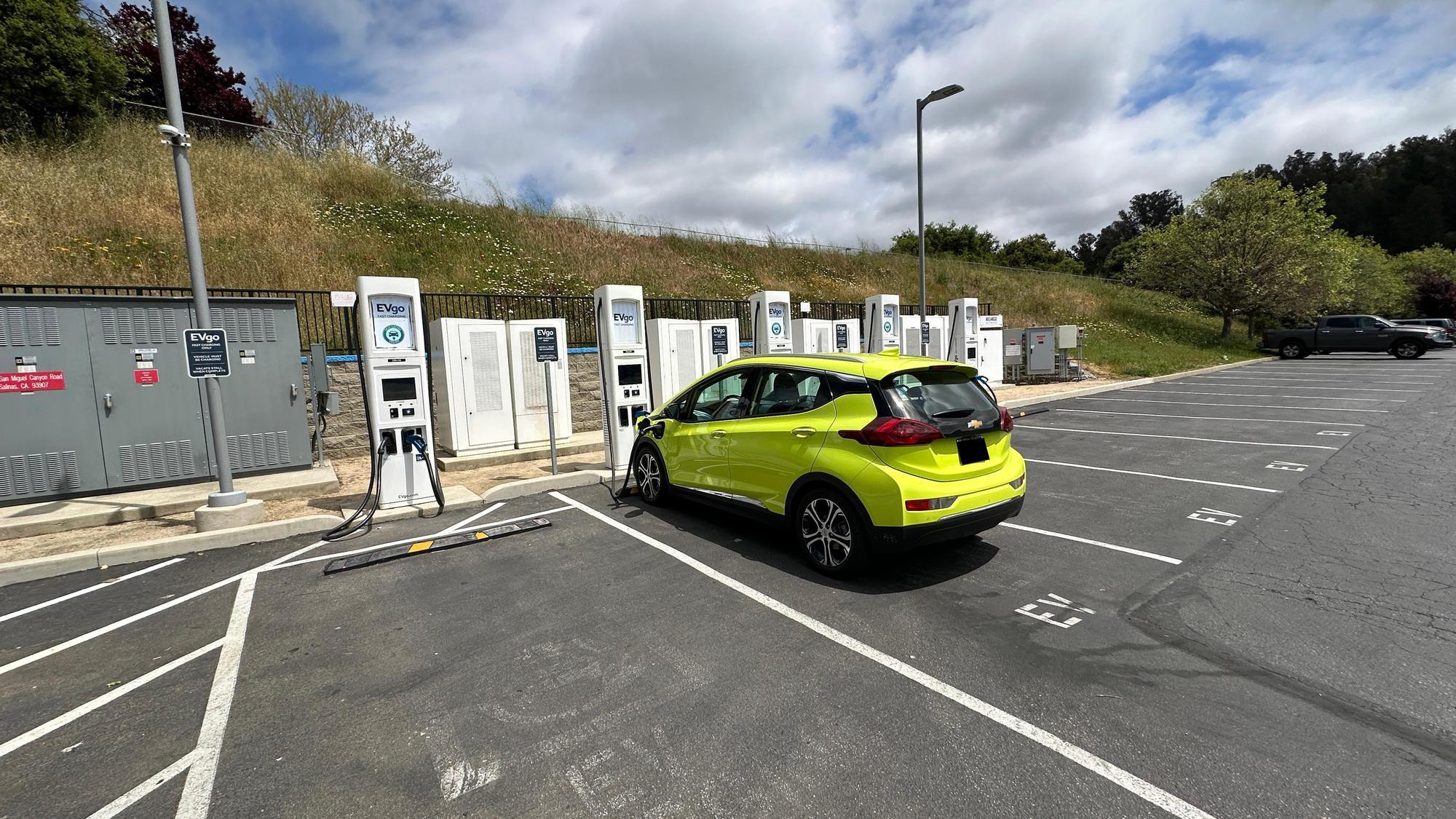 EVgo Car Charging Station