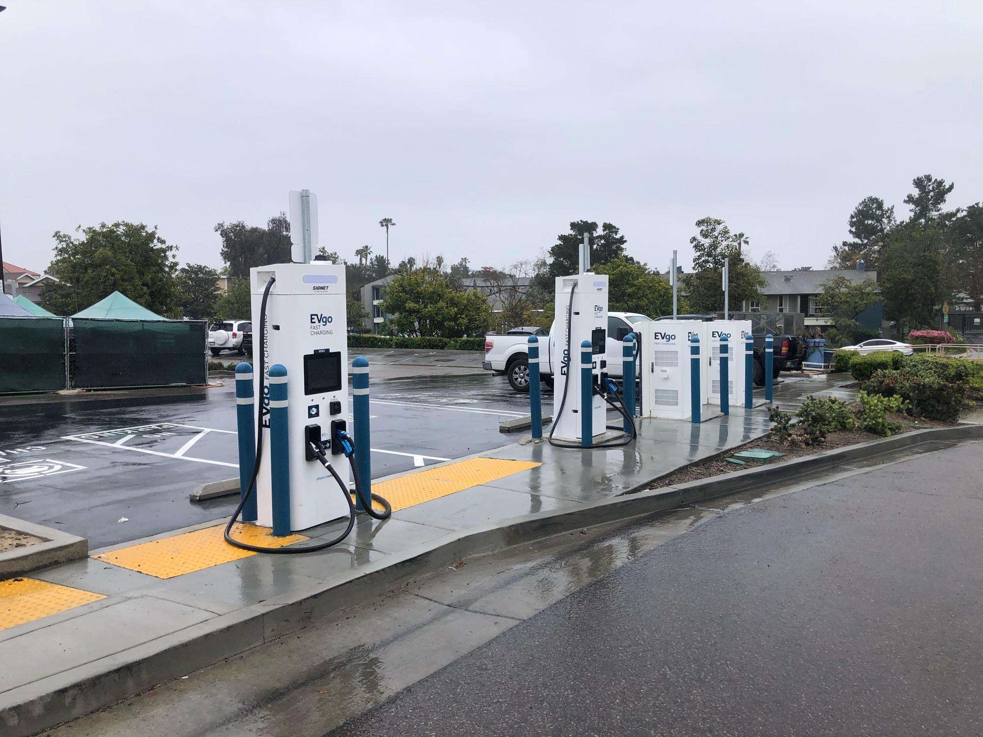 EVgo Car Charging Station