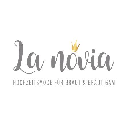 La novia Hochzeitsmode für Braut und Bräutigam