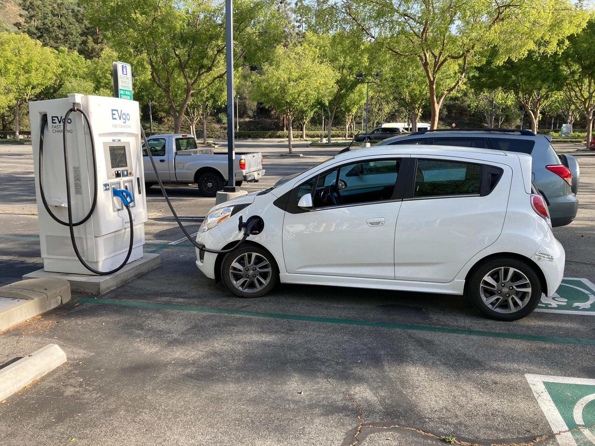 EVgo Car Charging Station