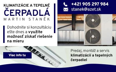 Klimatizácie a tepelné čerpadlá – Martin Staněk
