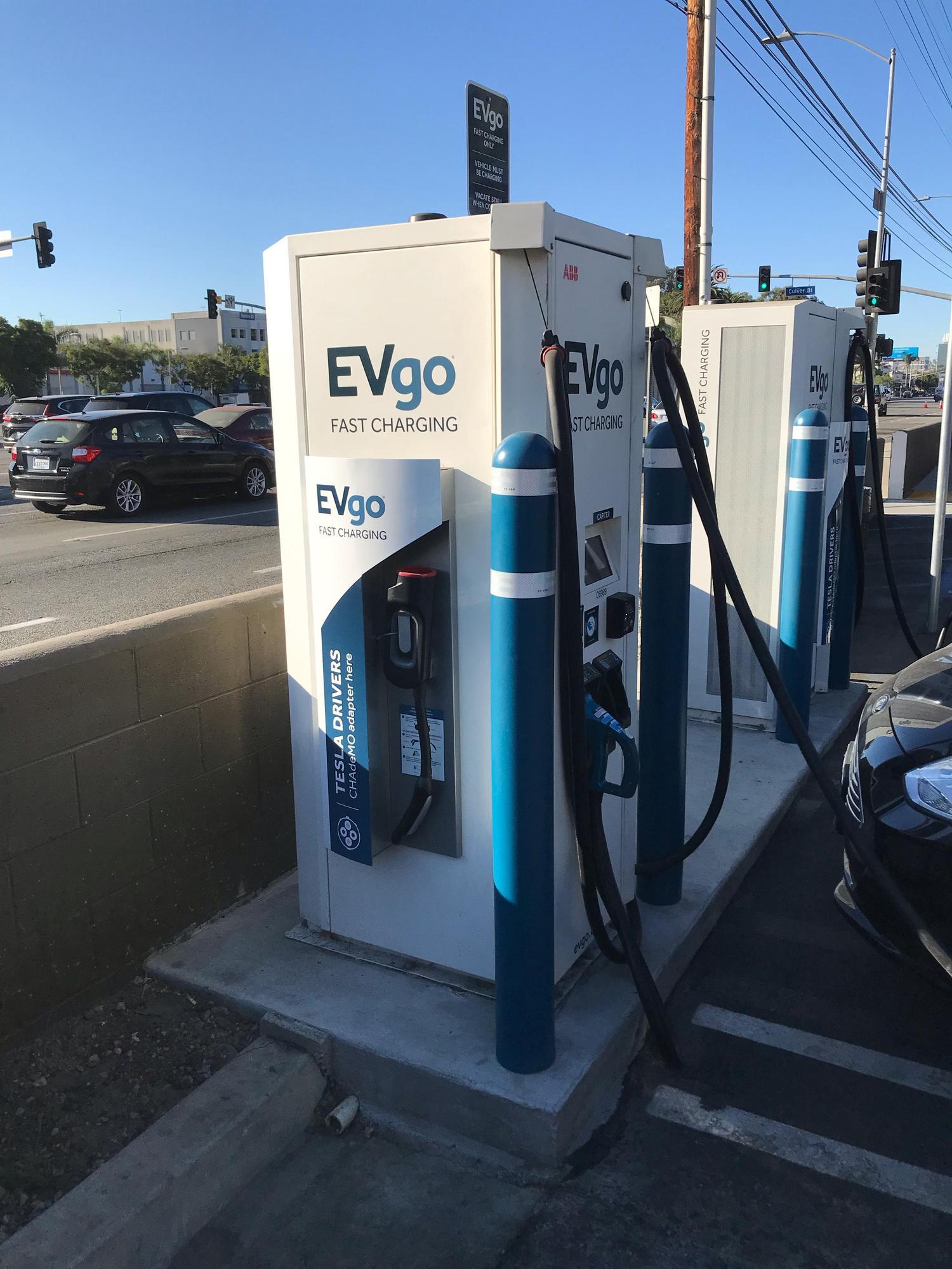 EVgo Car Charging Station