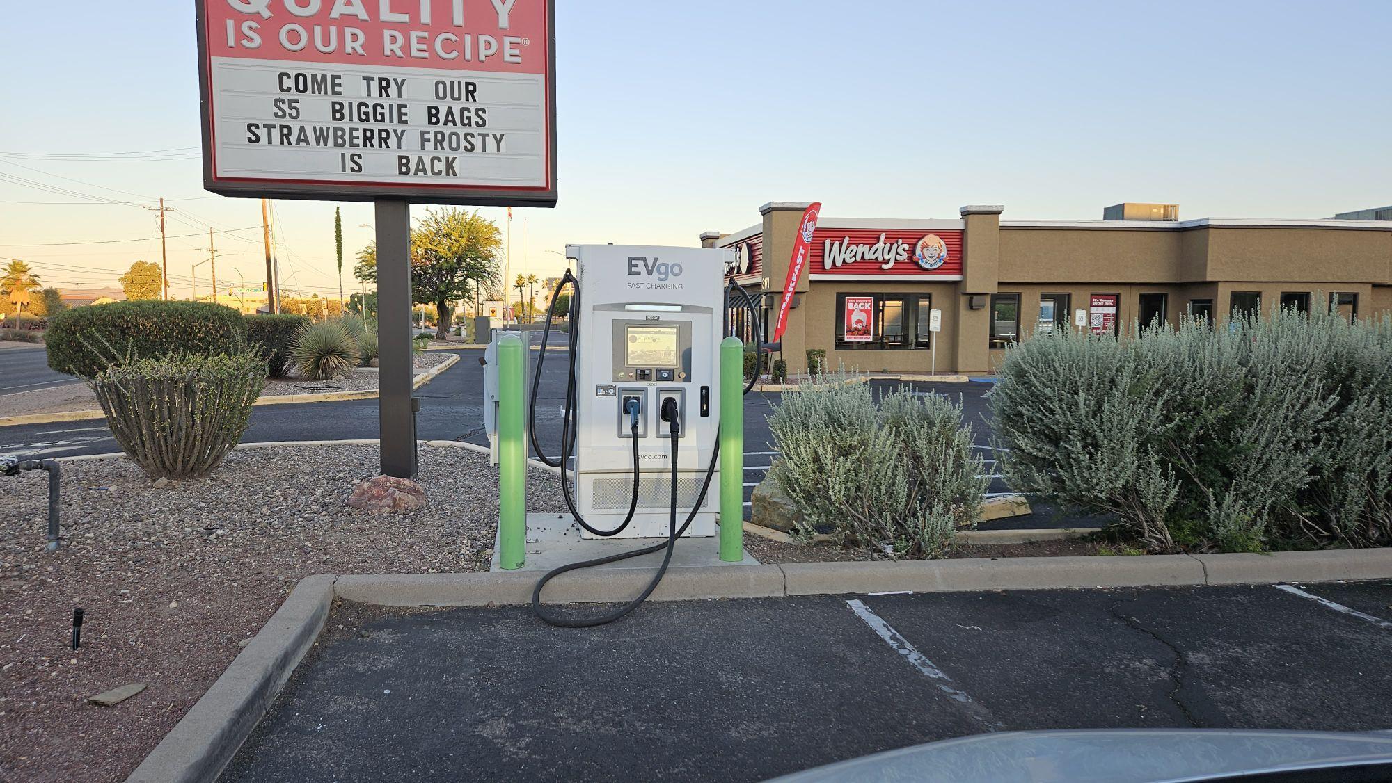 EVgo Car Charging Station