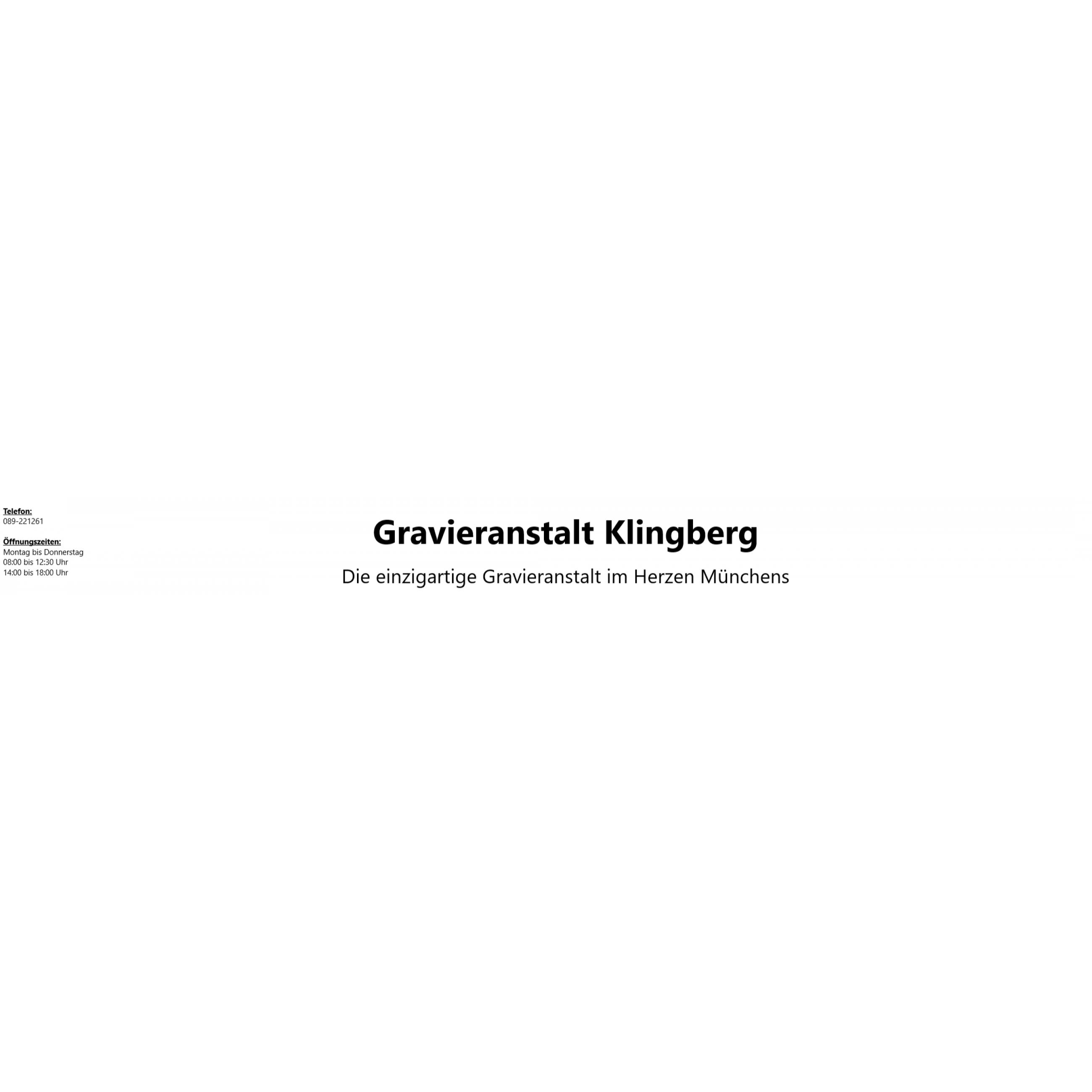 Gravuren Frank Klingberg Gravieranstalt | Stempel | München
