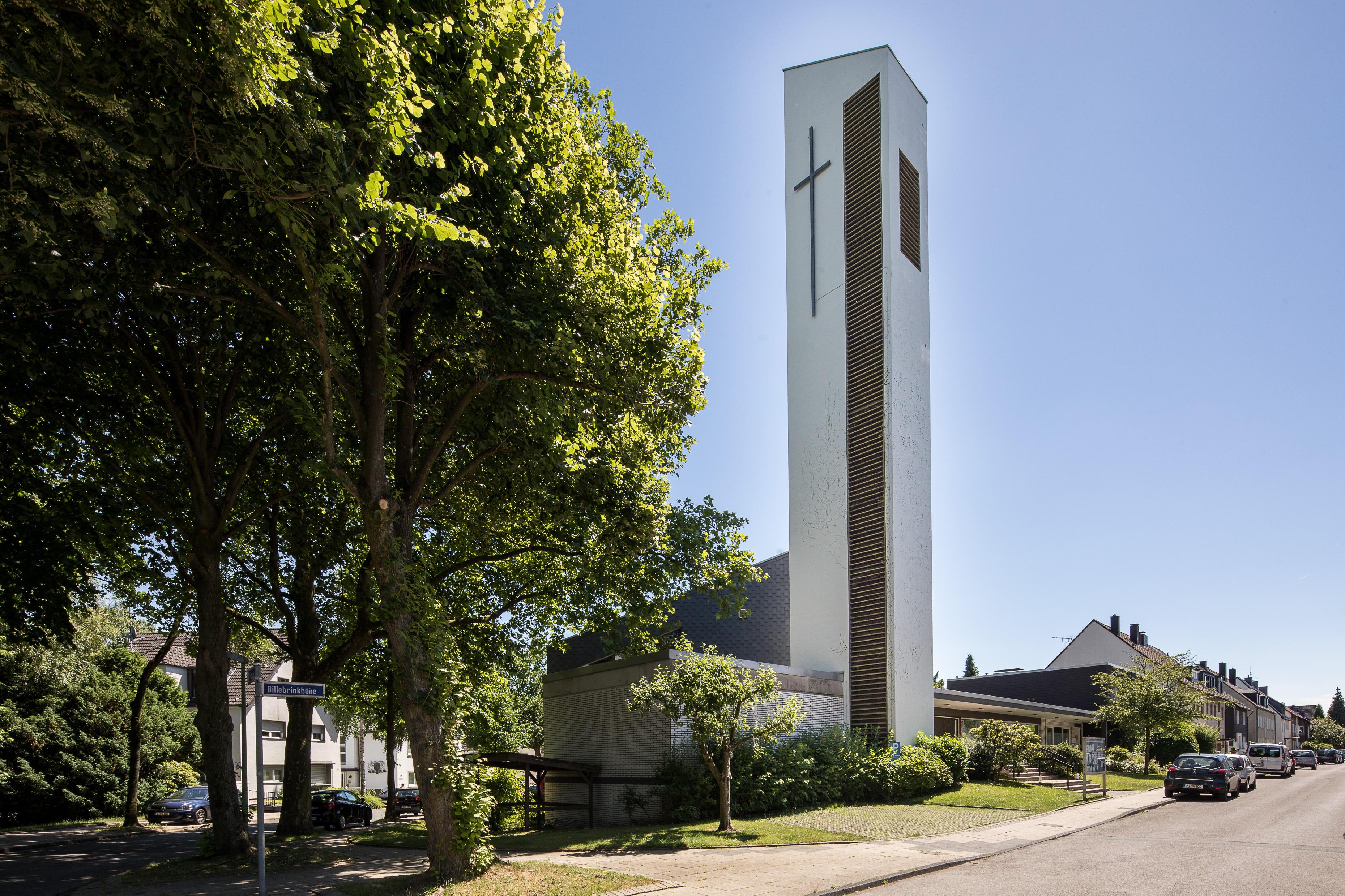 Kirche Billebrinkhöhe - Evangelische Kirchengemeinde Essen-Bergerhausen