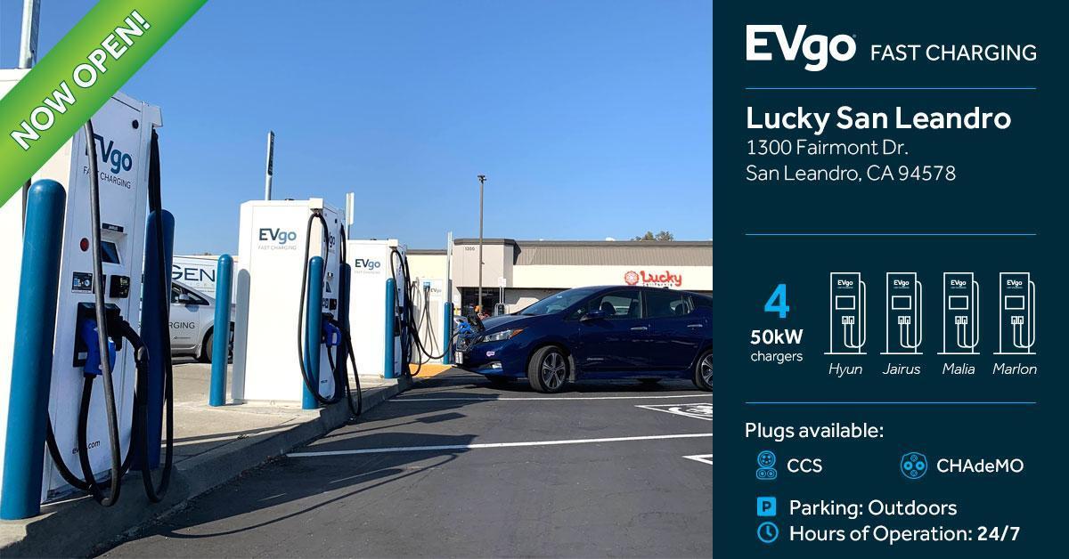 EVgo Car Charging Station
