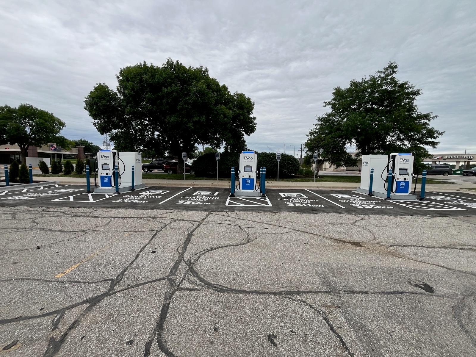 EVgo Car Charging Station