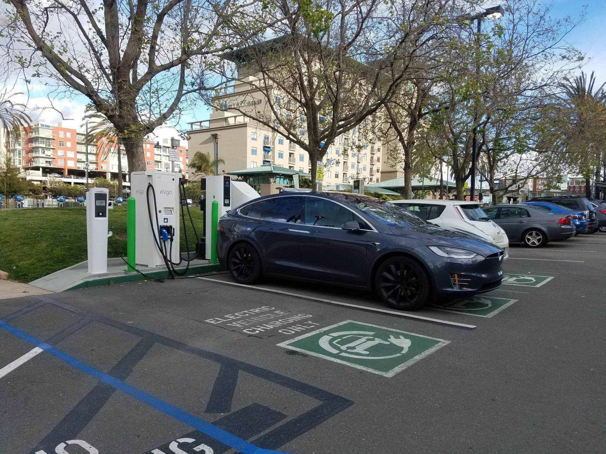 EVgo Car Charging Station