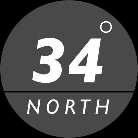 34 Degrees North