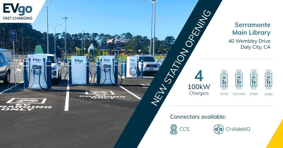 EVgo Car Charging Station