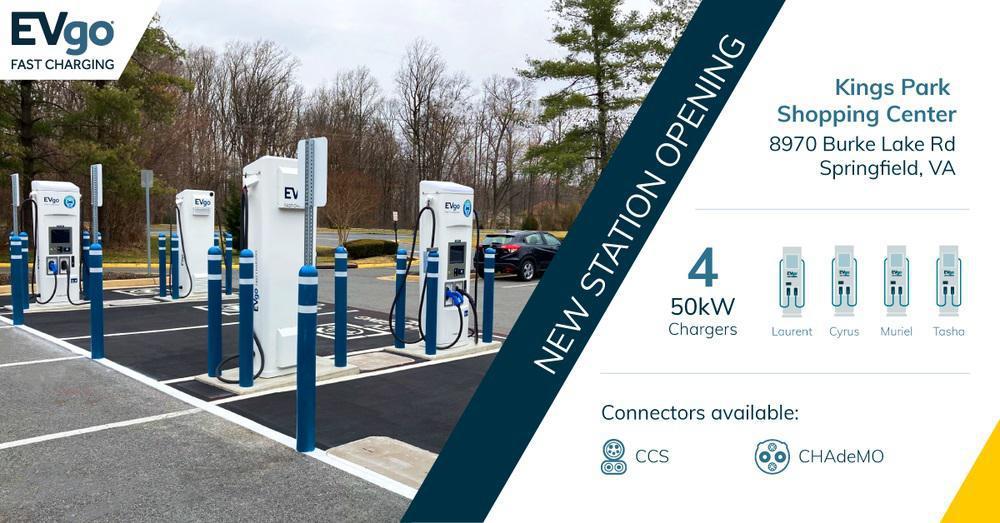 EVgo Car Charging Station